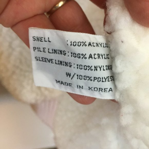 Vintage 80s Insulated Fairisle Sweater Jacket Womens XL - Picture 11 of 11